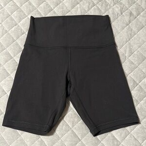 Lululemon Women's Black Biker High-Waisted Shorts